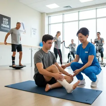 Skrcenie Stawu Skokowego: Kompleksowa Rehabilitacja i Powrt do Penej Sprawnoci